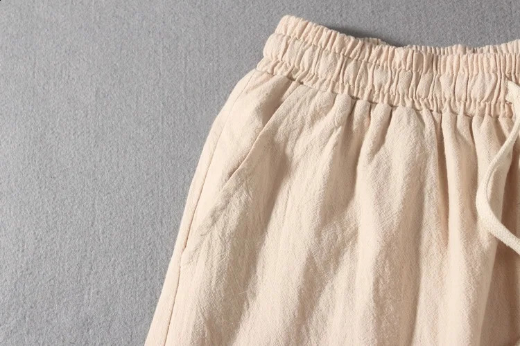 Summer Spring Men Cotton linen Pants japan style Large Size 8XL 10XL 12XL Wide Leg Pants Oversized Trousers Male Loose Pants 58 240812