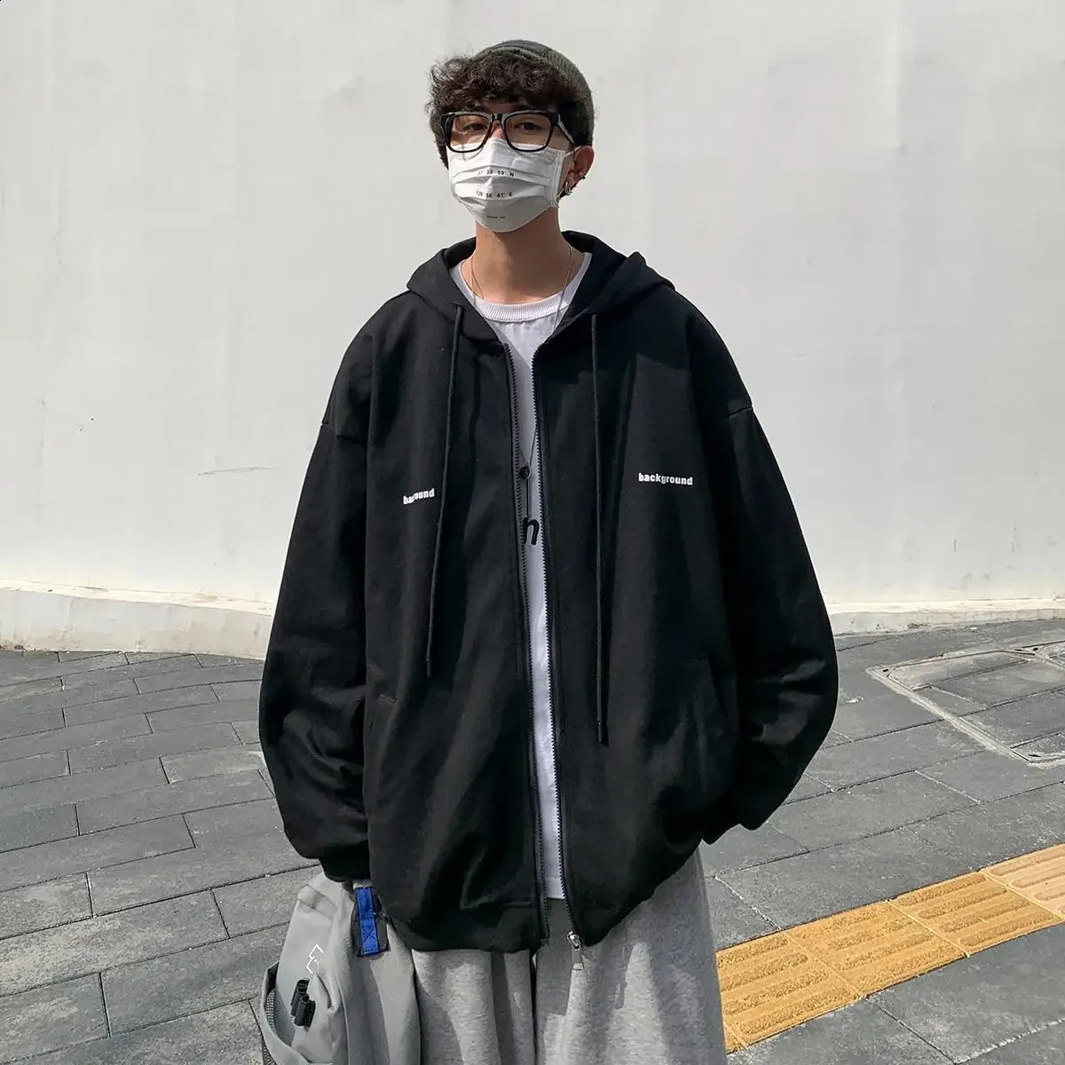 Zip Up Hoodie Sweatshirts for Men Women Harajuku Tracksuit Streetwear Casual Fashion Clothes Techwear Y2k Vintage 240812