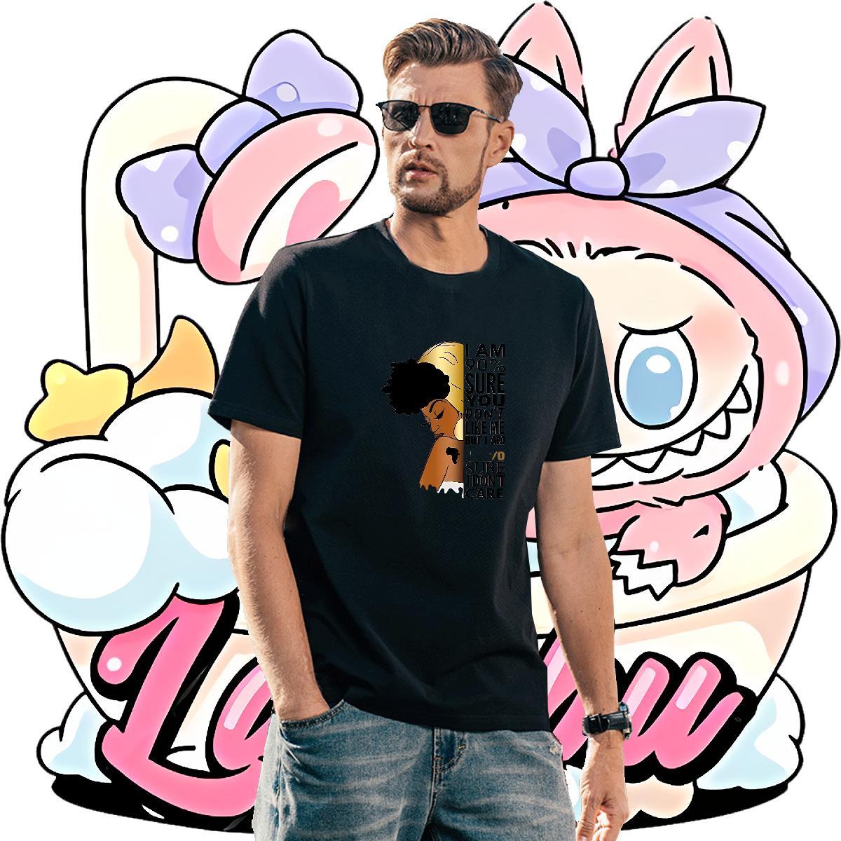 Soft letter T shirt Beach Couples T Shirts 100% Cotton 230g Fashion Design Short Sleeve Soft Customized Print Tops Shirt
