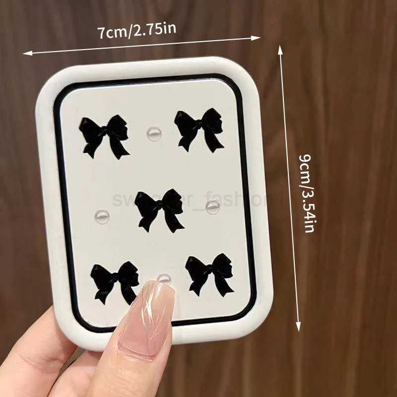 Bowknot Flip-Top Folding Makeup Mirror Portable Pocket Mirror Women Rectangle Cosmetic Make Up Mirror With CombXJ240813
