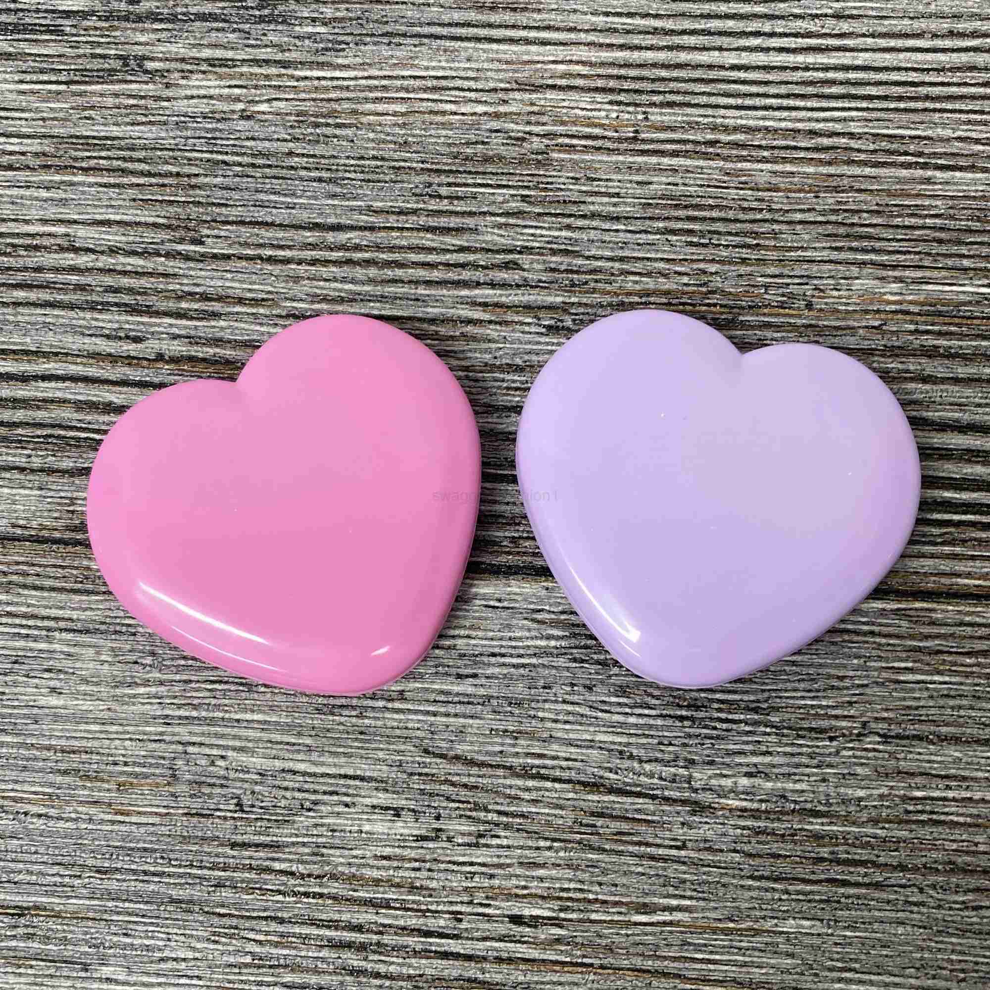 Heart Shape 1X/2X Hand Mirror High Quality Mini Makeup Mirror Popular Heart MirrorXJ240813