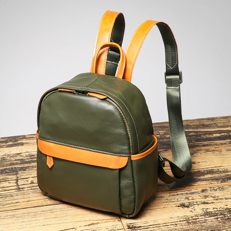 Home Cowboy Mens Green Backpack Youth Retro Womens Small Storage Gift 240813