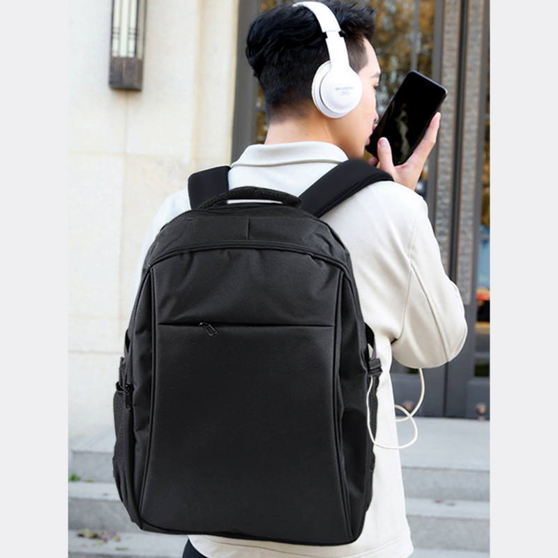 Casual Travel Laptop Backpack with USB Charging Port Lightweight for Men and Women Large Capacity Multi-compartment Business Schoolbags Bookbag Teen B
