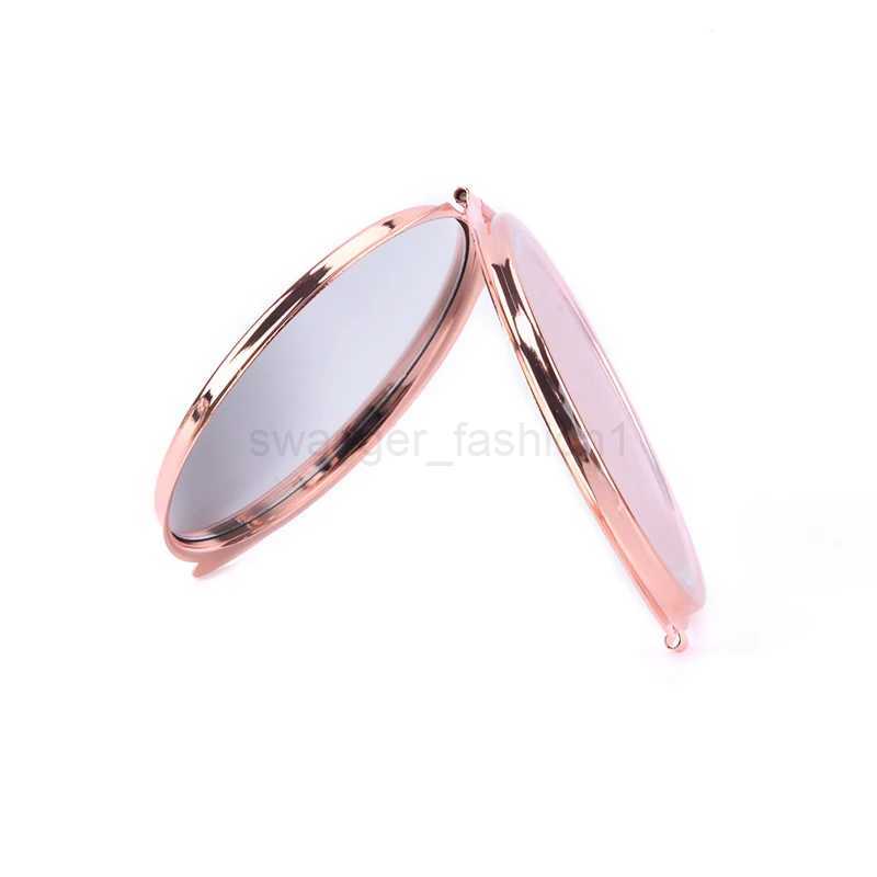 Compact Makeup Mirror Cosmetic Magnifying Round Pocket Make Up Mirror for Purse Travel Bag Home Office MirrorXJ240813