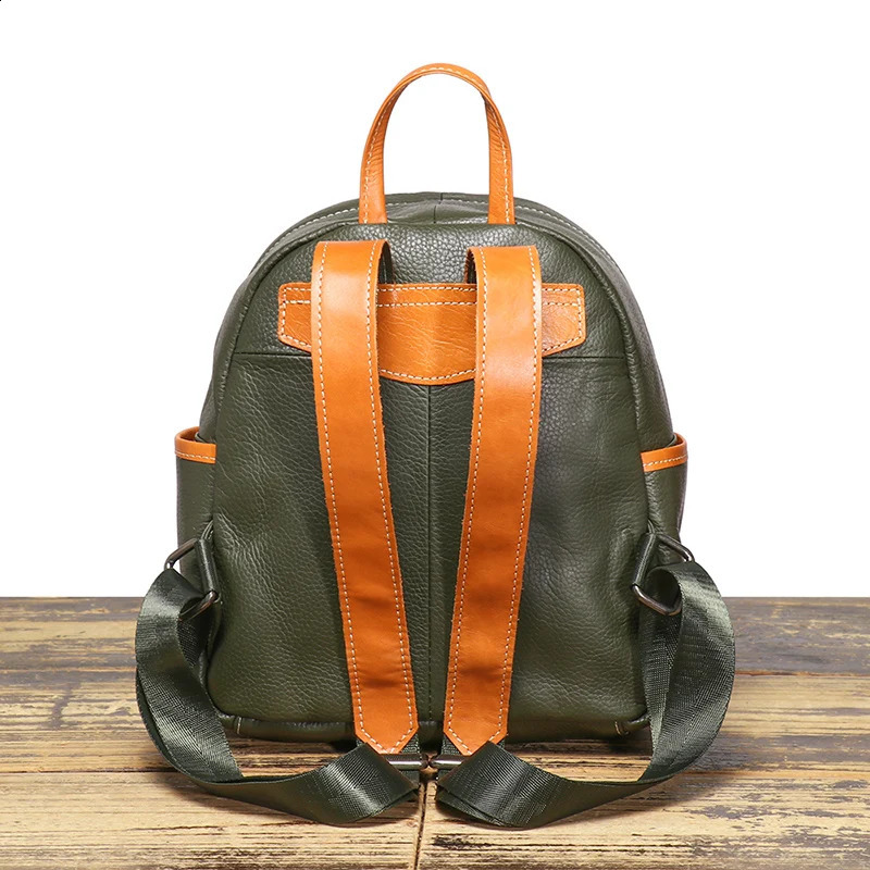 Home Cowboy Mens Green Backpack Youth Retro Womens Small Storage Gift 240813