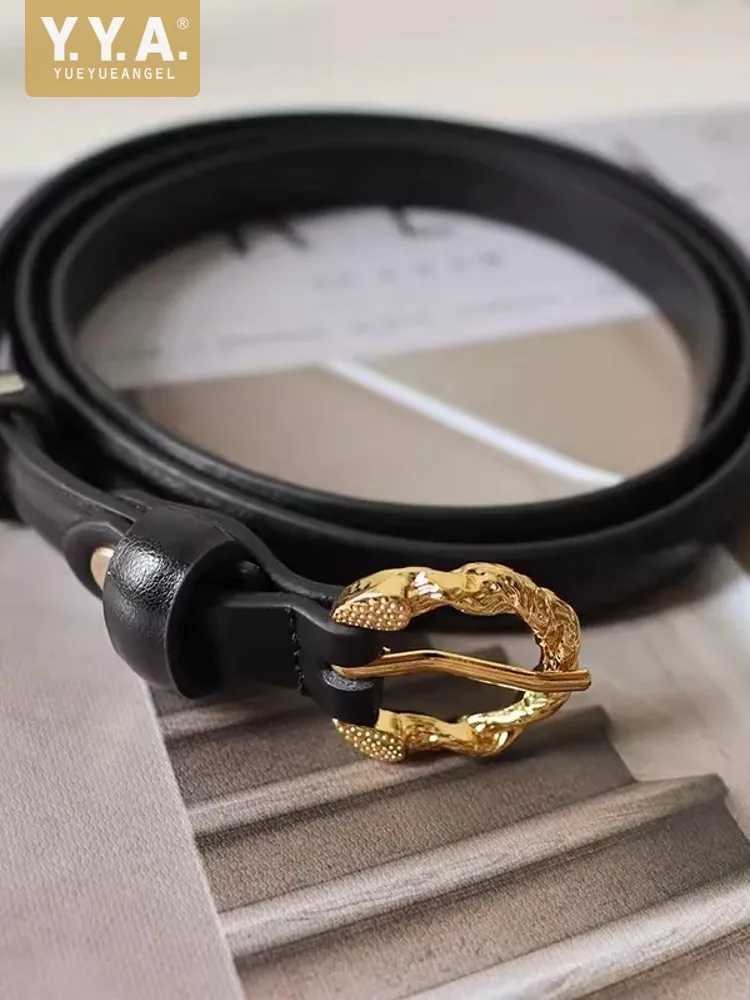 Fashionable womens cow split style belt retro pin buckle belt pants office womens clothing accessories casual belt W240807