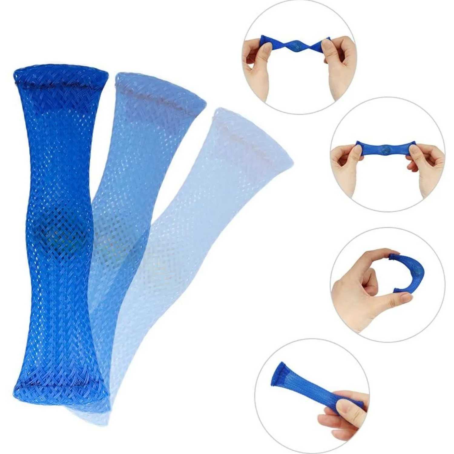 Rainbow Pop Fidget Toys Pack Push its Bubble Stress Relief Sensory Toys for Adult Children Autism Needs Squishy Squeeze Toys Y240810