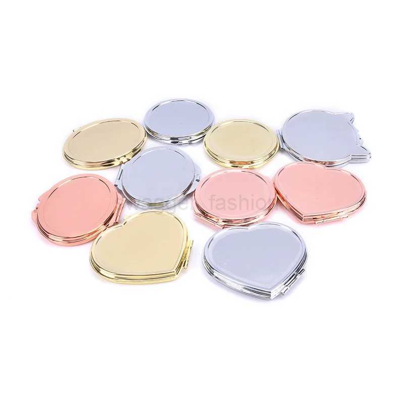 Compact Makeup Mirror Cosmetic Magnifying Round Pocket Make Up Mirror for Purse Travel Bag Home Office MirrorXJ240813