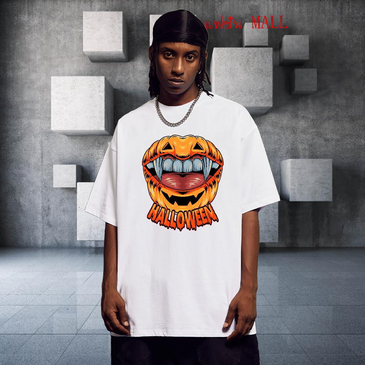 Cool Design T-Shirts pumpkin Breathable Short Sleeve Street Casual Plus Size Cartoon 230g 100% Cotton Couples T Shirts DIY Tops Tees