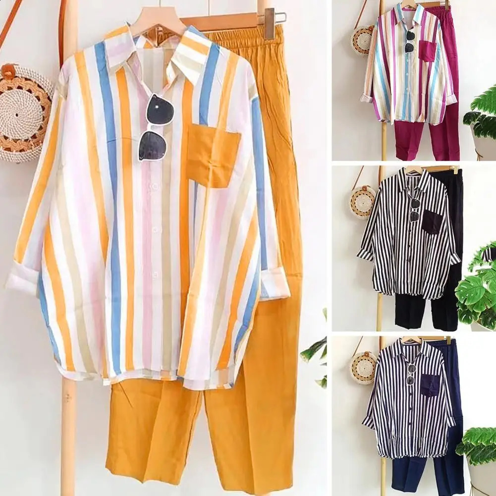 summer outfits for women tracksuit women two piece set chic and elegant womens pants and blouse sets 240813