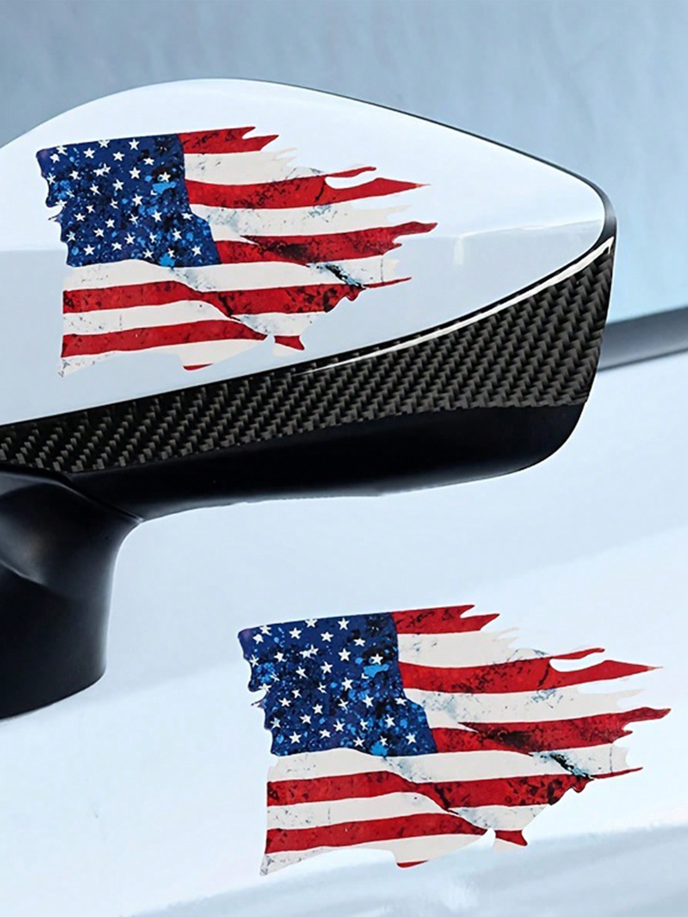Car stickers flag rearview mirror car stickers car decoration reflective stickers