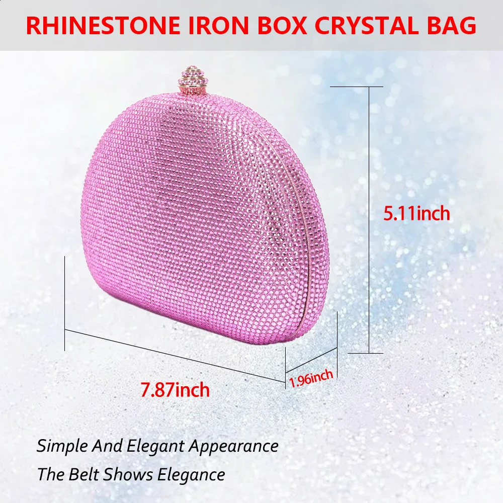 315000 Womens Golden silver Hollow Clutch Diamond Crystal Shiny Wedding Christmas Valentines Day Gift Evening Bag 240813