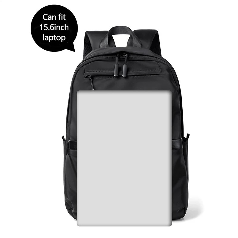 Mens waterproof large capacity ultra light backpack Fashion school 156inch laptop 240813