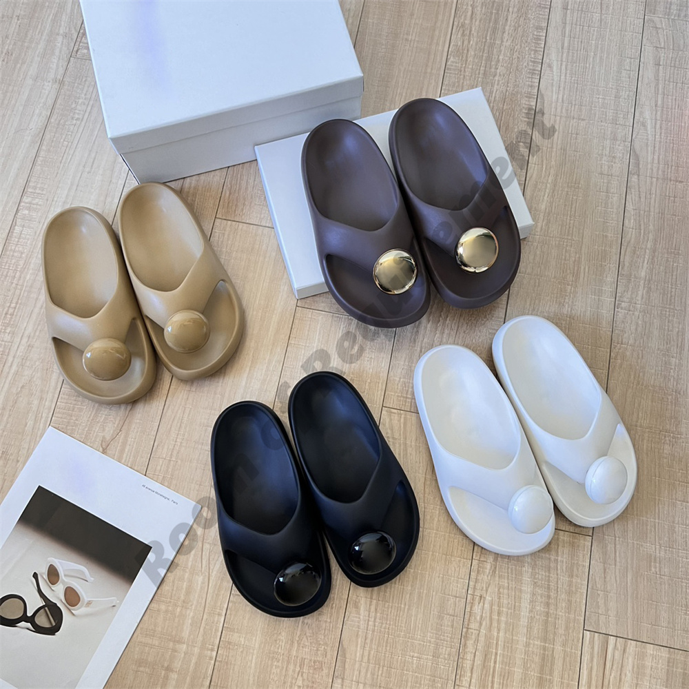 Designer soft Sandals Paulas Ibiza Bubble rubber thong sandals multicolour Women Slides Rubber Slippers Flat Beach Shoes Orange Summer drag 35-40 with box