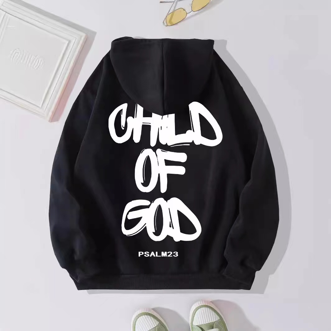 Couple Style Letter Overlay Printed Long Sleeved Women S Designer Sweater Hooded Fashion Round Neck Pullover