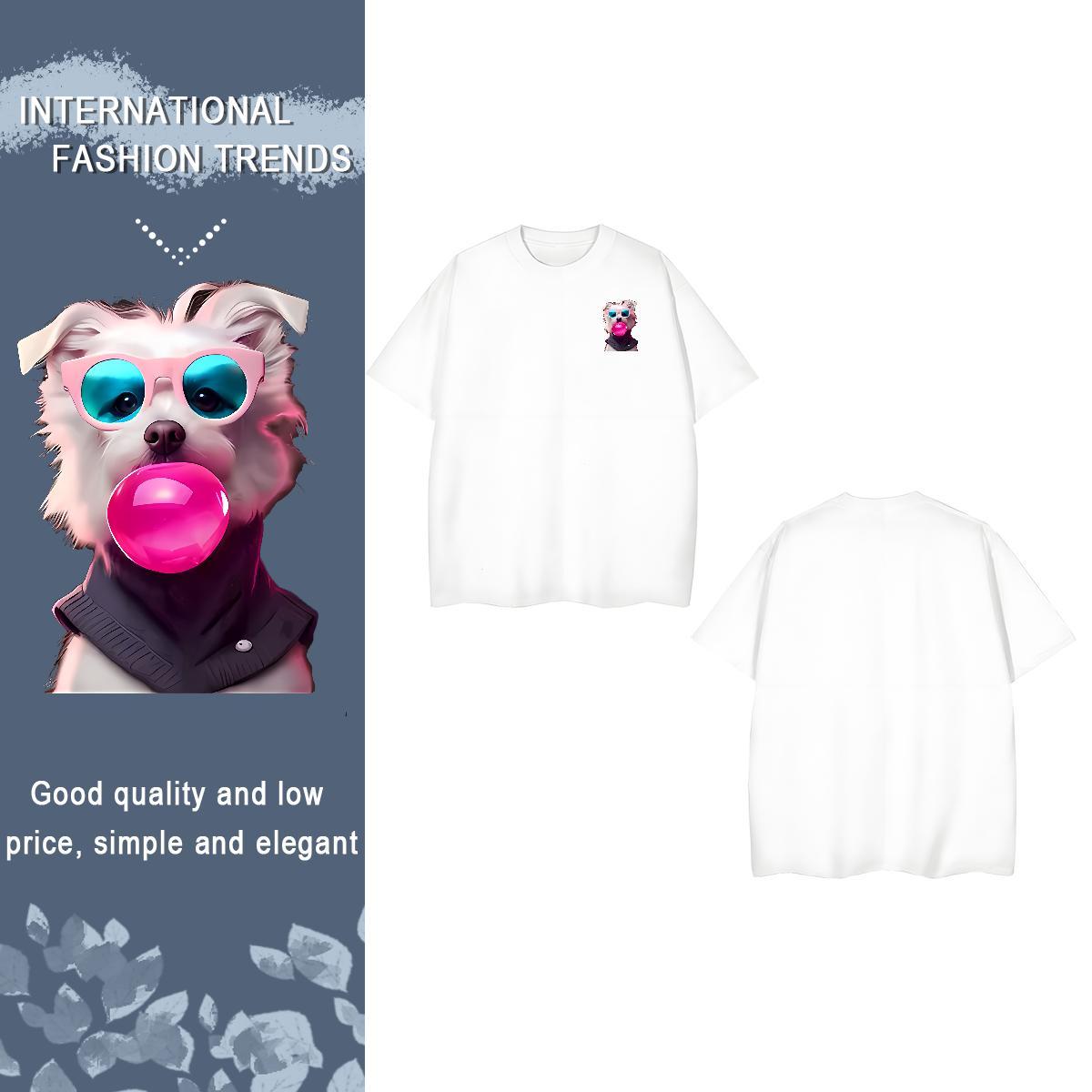 T Shirt For Man 100% Cotton 230g Sports Casual Breathable Crew Neck Floral Print Men Tees Factory Direct High Quality Tee Shirt