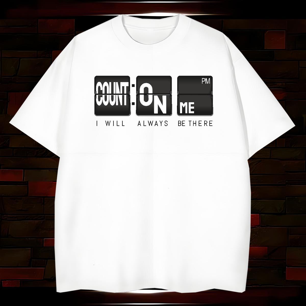 Cool letter T Shirt For Man Daily Outfit Tshirt for Man Woman 100% Cotton 230g 2024 DIY Breathable Crew Neck Anime Print Tees