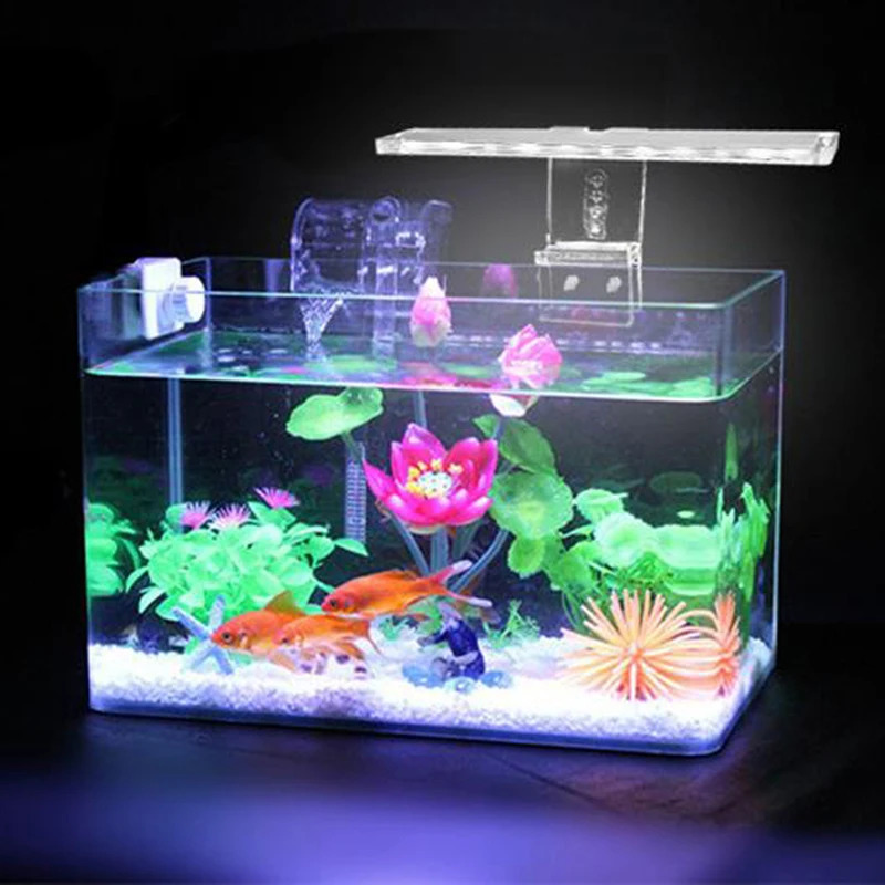 Aquarium Lamp LED Plant Light Fits Tanks Aquatic Lamp Aquarium Bracket Light 240812