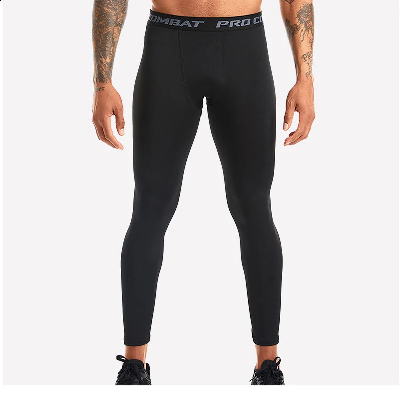 Mens Compression Pants Quick Dry Fit Sportswear Running Tights Men Legging Fitness Training Jogging Sport Gym Leggings 24