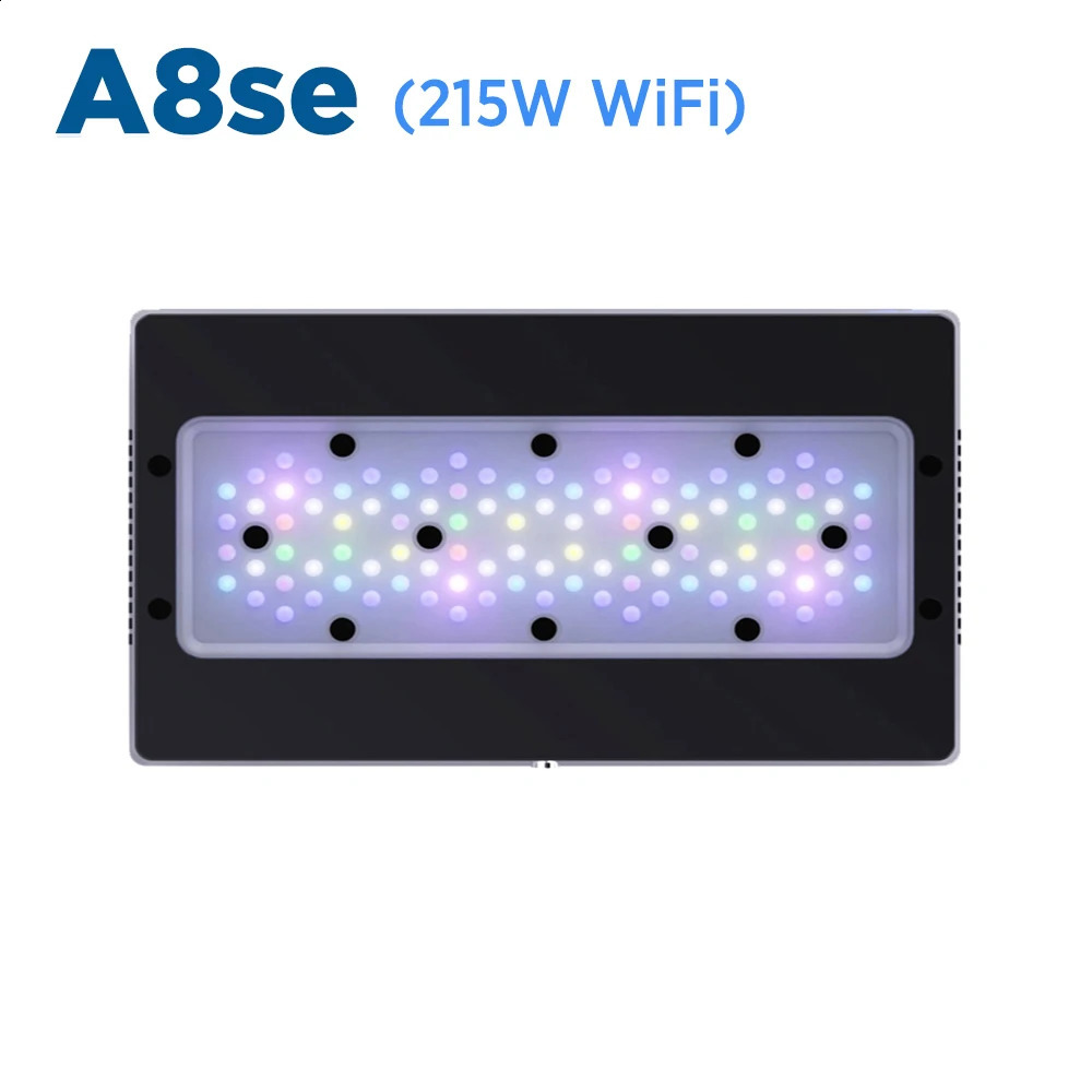 A8se Smart Full Spectrum 215W WiFi APP Programmable Saltwater Aquarium Coral Reef LED Light 240812