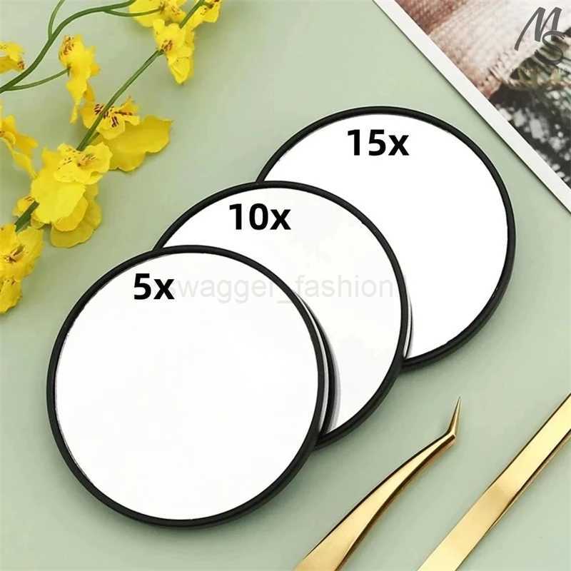 Mini 5x/10x/15x Magnification Mirror Home with Suction Cup Round Blackhead Magnifying Mirror High Quality Makeup MirrorXJ240813