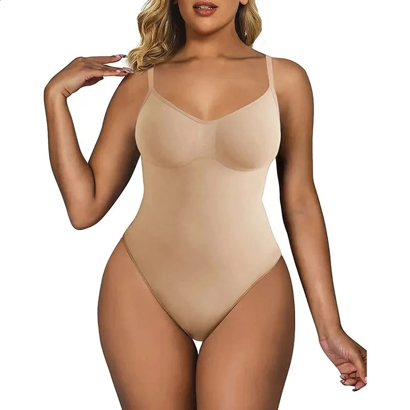 Fajas Colombians Thong Tight Clothes Seamless Body Shaping Womens Waist Trainer Flat Abdomen Control Weight Loss Underwear 240812