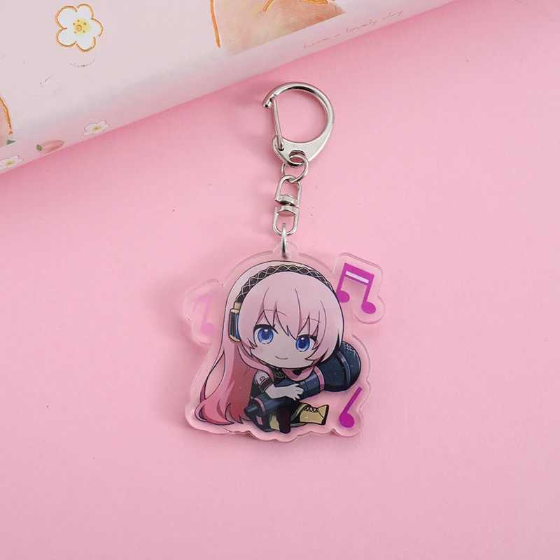 Acrylic Keychain cartoon Character Decorative Keybag Pendant Clothing Accessories W240808