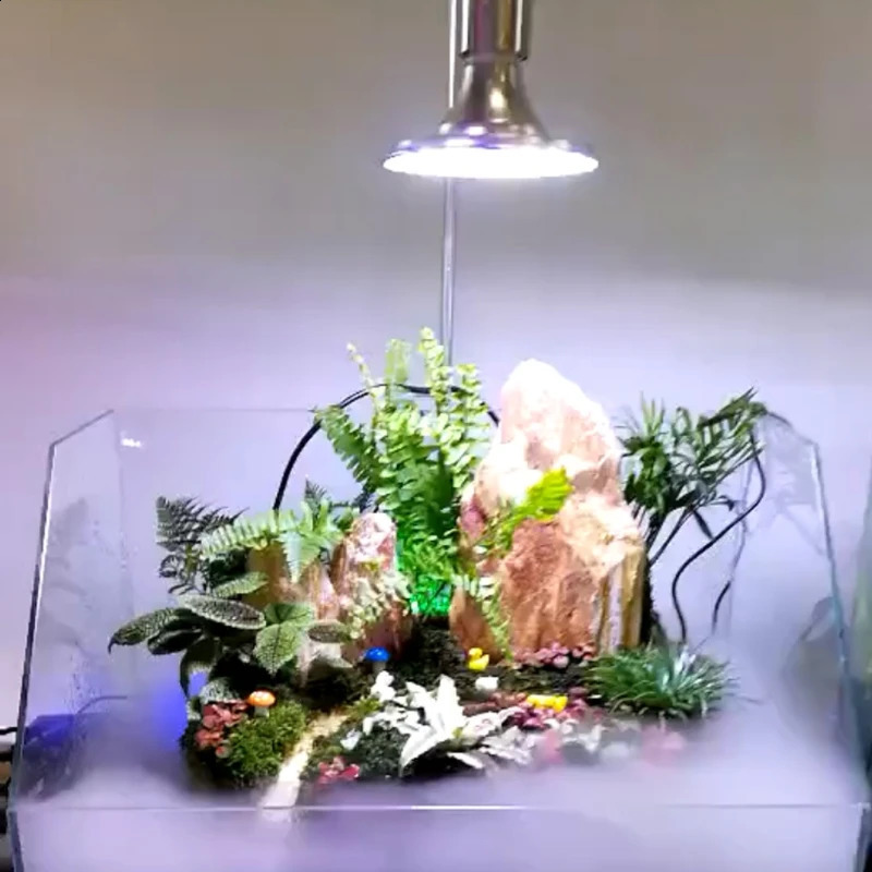 220V 20W/40W Fish Aquarium LED Light Aquatic Water Grass Plant Growth Lamp Lighting Clip-on 240812