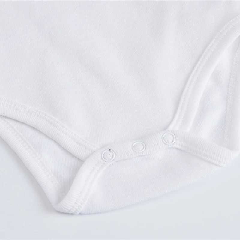 Baby clothing 100% pure cotton girls jumpsuit summer short sleeved white baby boys tight fitting clothes newborn clothing 3 pieces/set baby pajamas W2