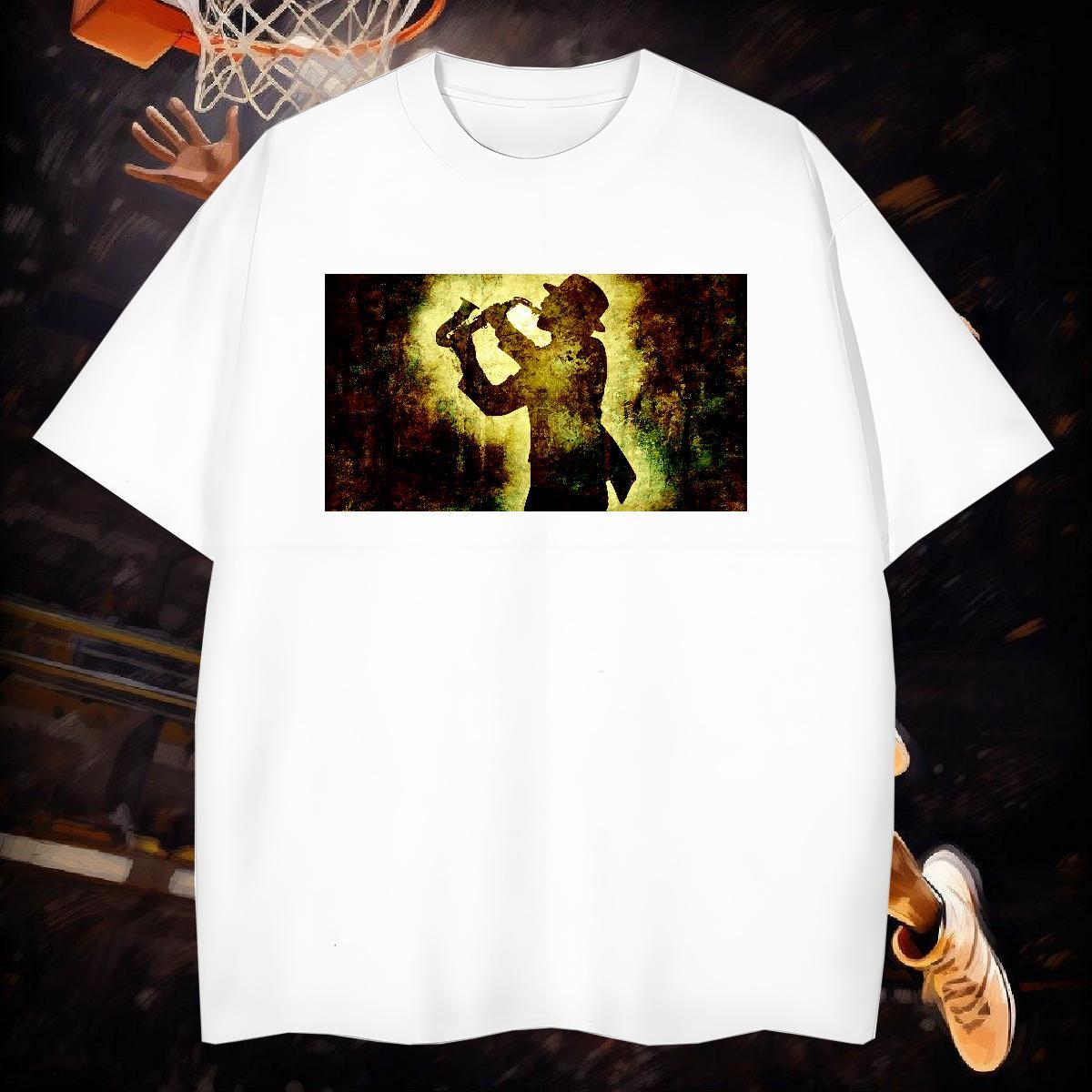 T-Shirts 100% Cotton 230g portrait Beach Crew Neck Breathable Custom Print Plus Size Men Tees Factory Direct Soft Clothings