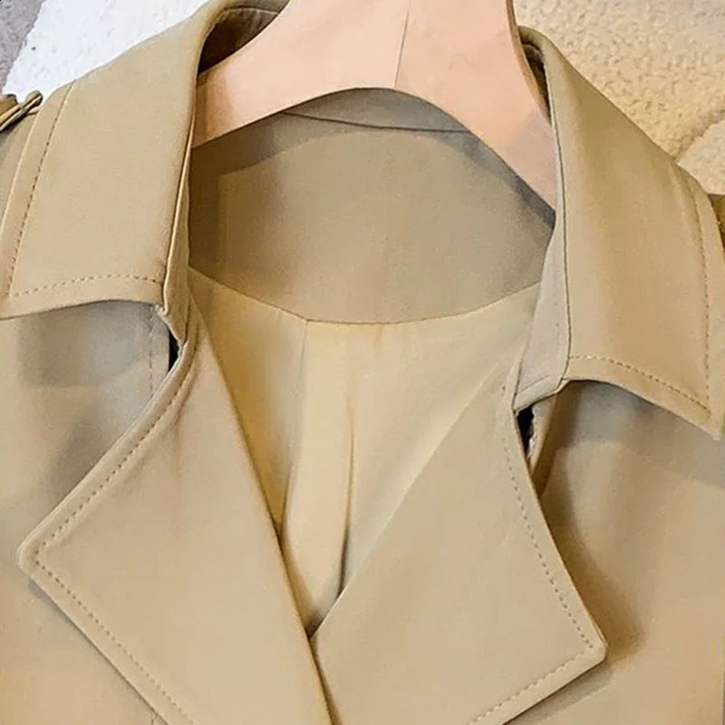Fashion Casual Windbreaker Korean Version of The Long Windbreaker Top Ladies Coats and Jackets Women Trench Coat for Women 240813