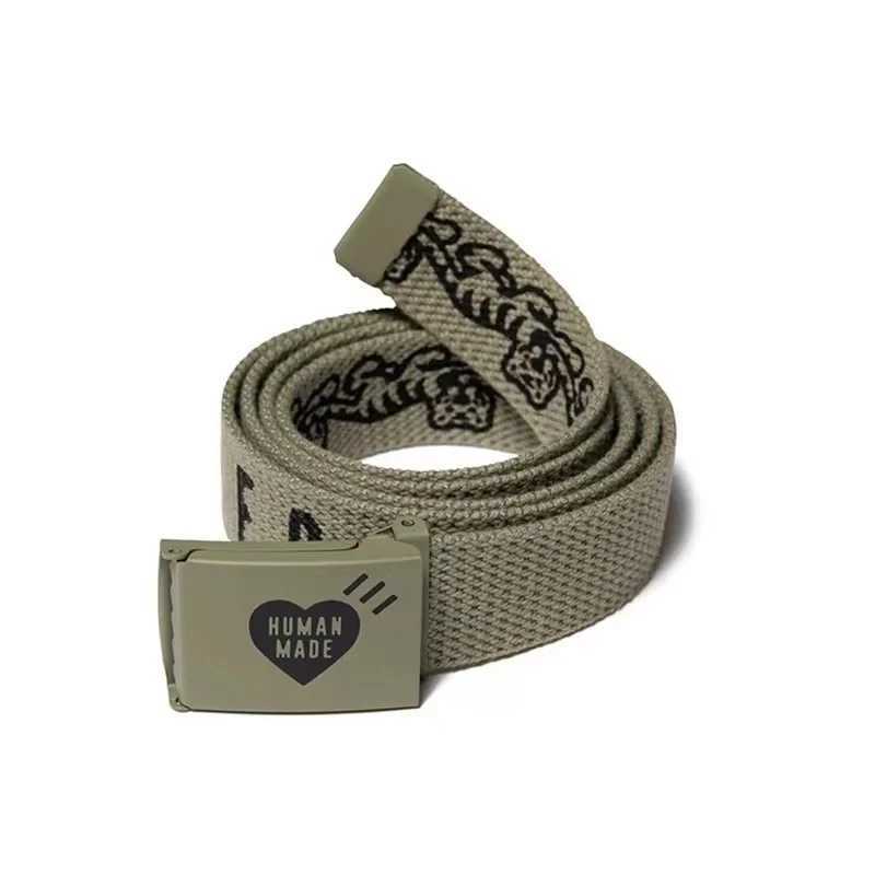 Womens casual canvas belt tiger structure belt girls outdoor belt waist belt cute new high-quality neutral canvas belt W240807