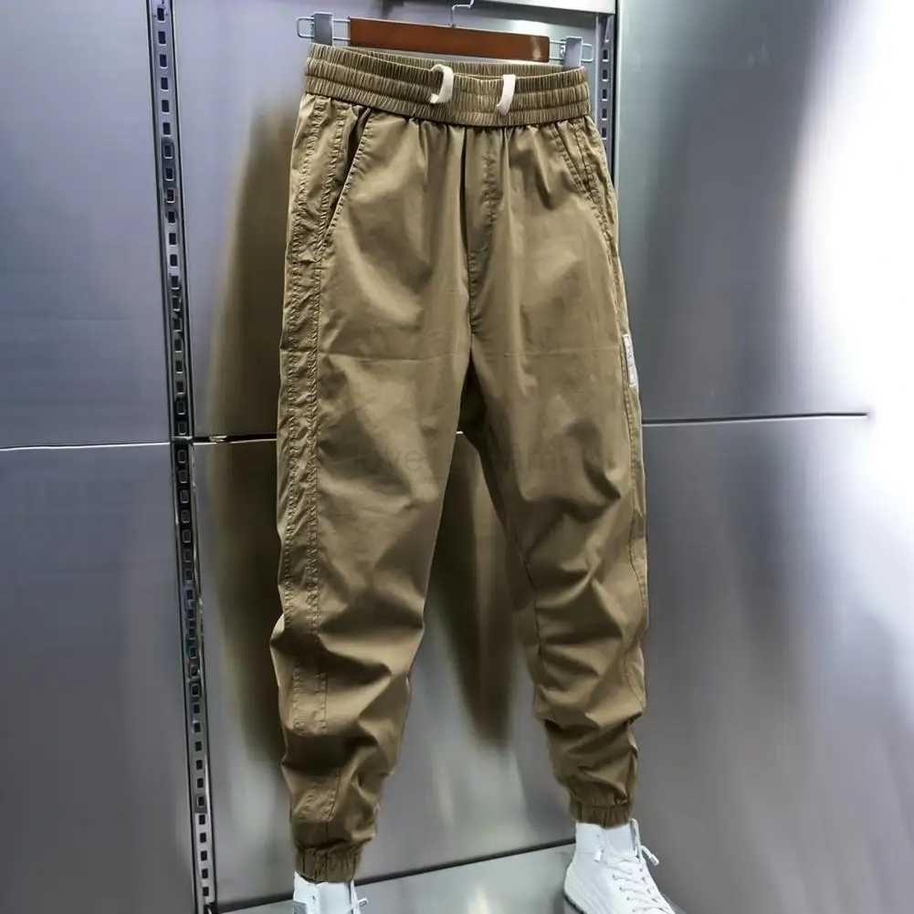 Drawstring Men Sports Pants Casual Pockets Thin Jogging Pants Men Fitness Joggers Running Pants Loose Sweatpants SportswearXJ240813