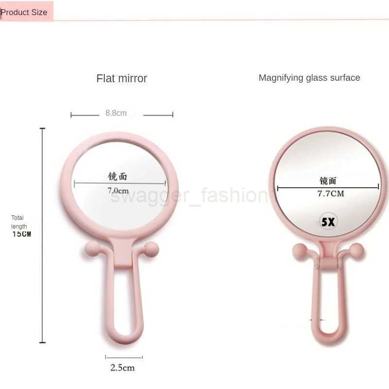 2/5/10X Bright Magnifying Makeup Mirror Handheld Vanity Mirror Folding Hand Mirror Pocket Mirror Compact Mirrors Make Up ToolsXJ240813