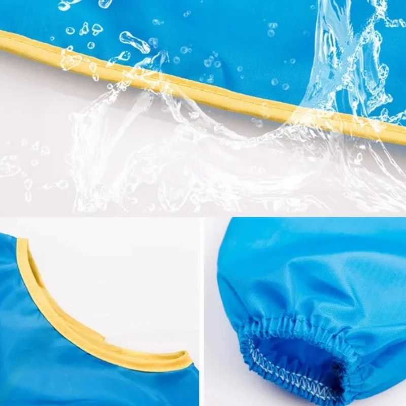 Bibs Burp Cloths Baby Boys Girls Feeding Bibs Long Sleeve Apron Waterproof for Kids School Painting Drawing Children DIY Art Scraft SmockL4812