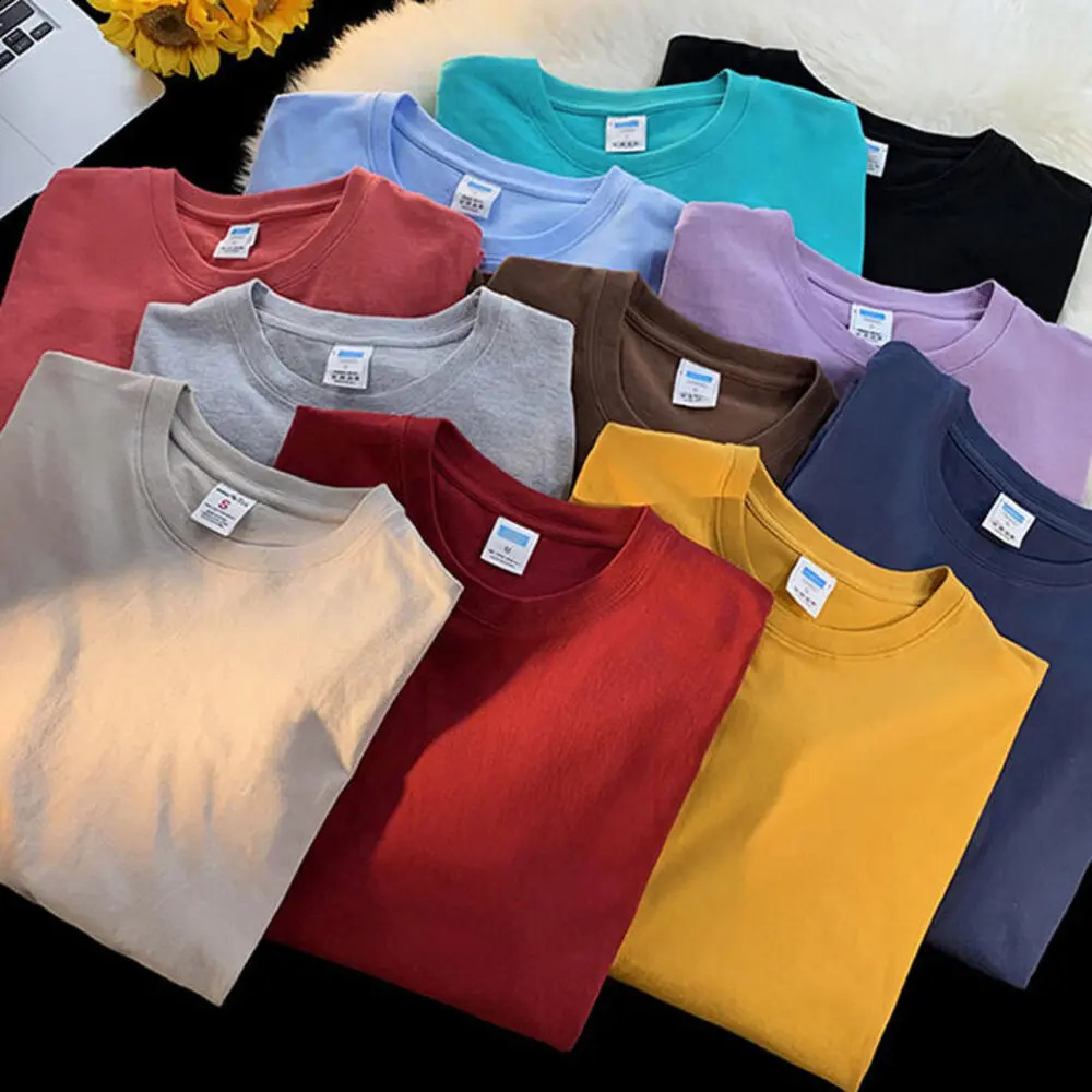 Privathinker Cotton Long Sleeved Men T-shirt Drop Shoulder Basic Oversized Shirts Korean Style Loose Tops Male Casual Tees 240812