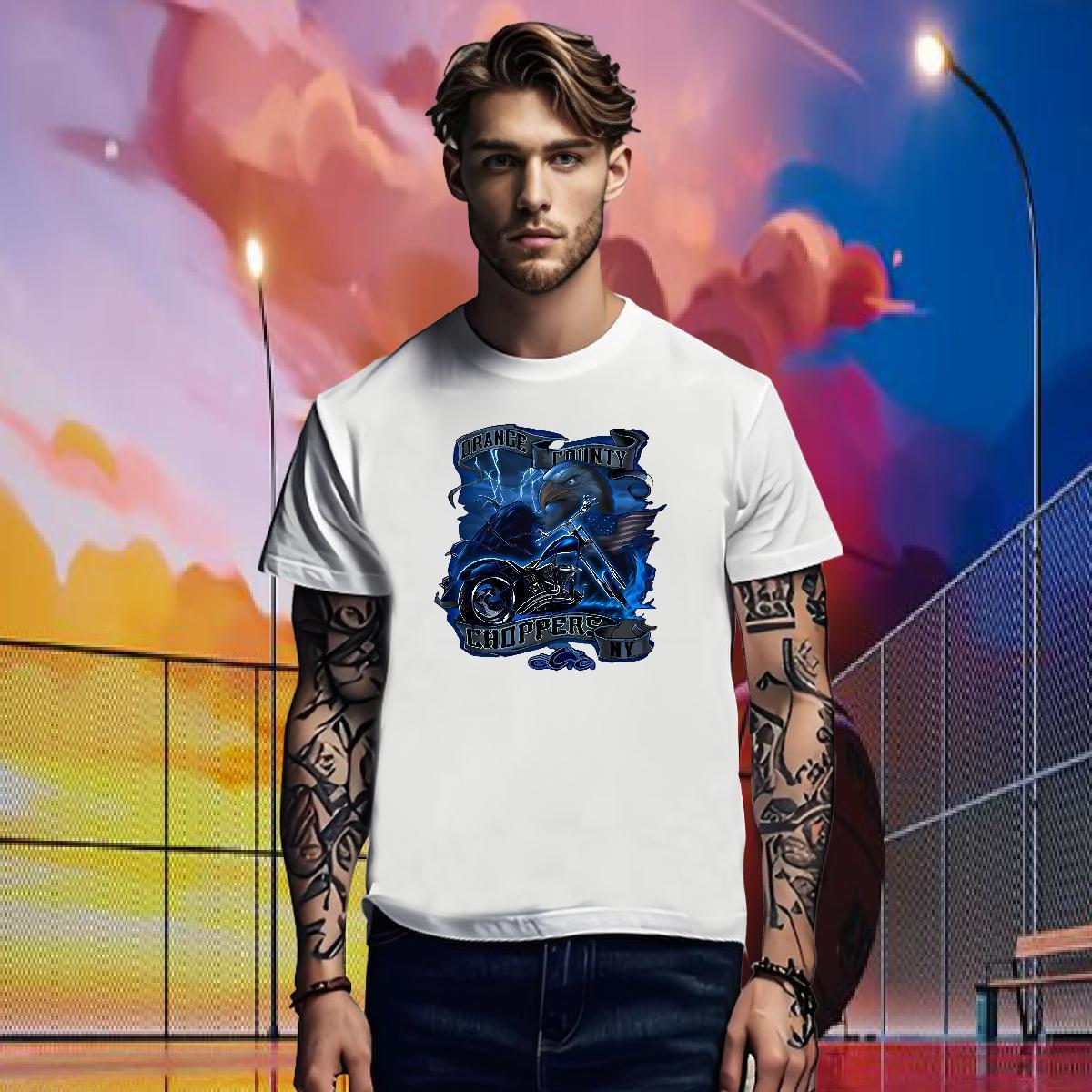 Fashion Tshirt for Man Woman eagle Summer Casual 230g 100% Cotton Tshirts Breathable Soft Designer T-Shirts for Men White Plus Size