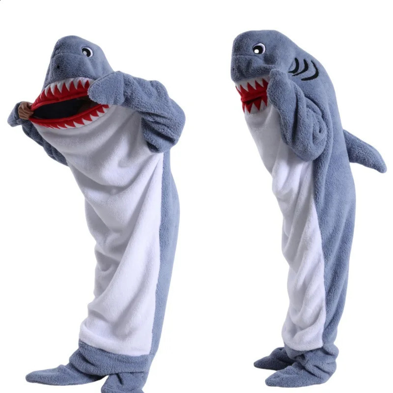 Funny Cosplay Shark Onesie Costume Suit Adult Pyjama Cartoon Halloween Christmas Carnival Sleepwear Jumpsuit Kids Clothes Hombre 240812