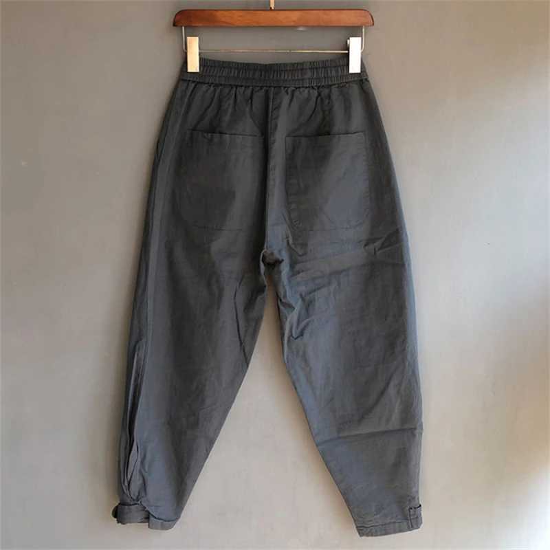 Spring Summer Cotton Linen Pants for Men Casual Harem Pants Loose Trousers Outdoor Jogging Pant Trousers ManXJ240813