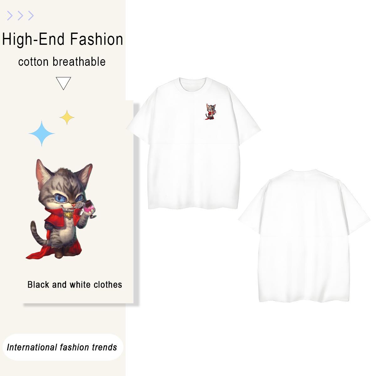 T shirt 100% Cotton 230g cute Sport Short Sleeve Soft Graphic Tshirt for Man Woman Casual New Cool Design Polos