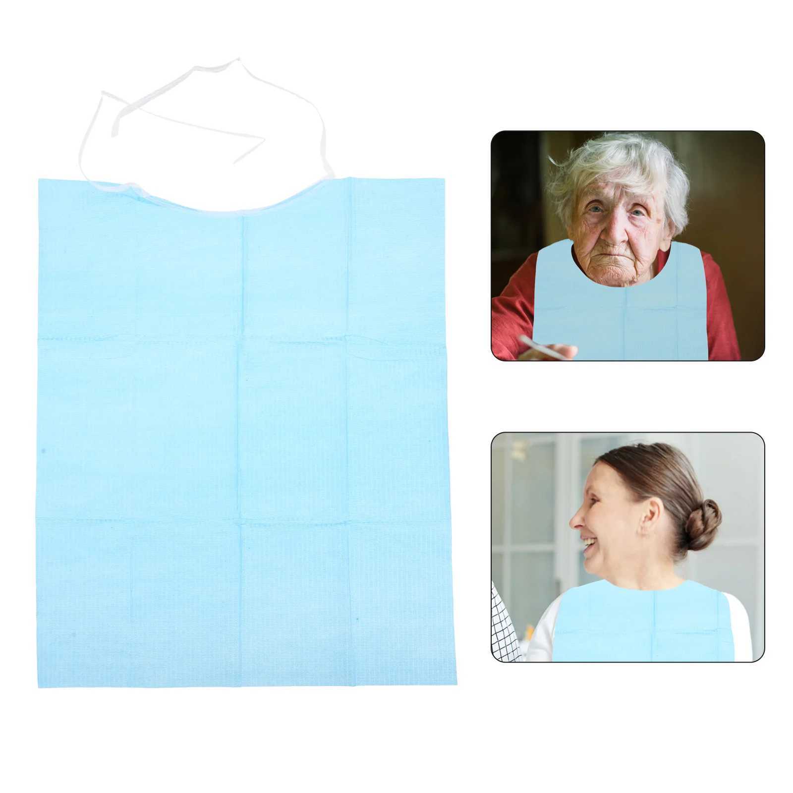 Bibs Burp Cloths 30Pcs Bibs Adjustable Women Scarf Waterproof Clothing Protector Apron Smock for Senior Elderly Men Nursing Home CareL4812