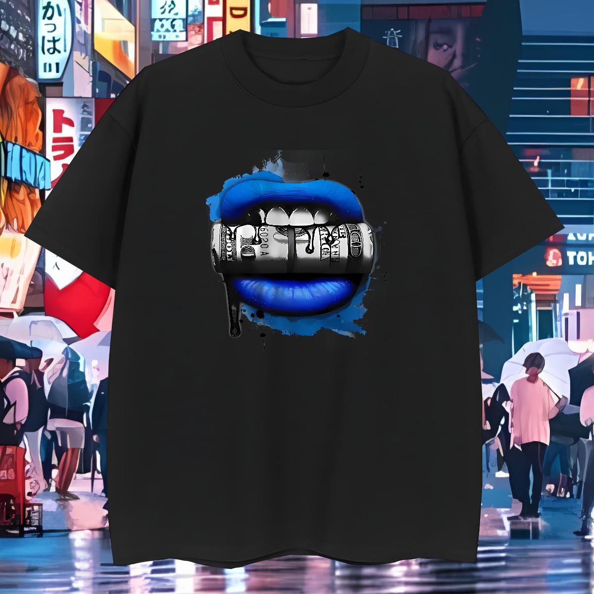 T-Shirts 230g Cotton mouse Street wear Hip Hop Pure Cotton Cartoon Print Men Tshirts Classic Casual Unisex Top Tees