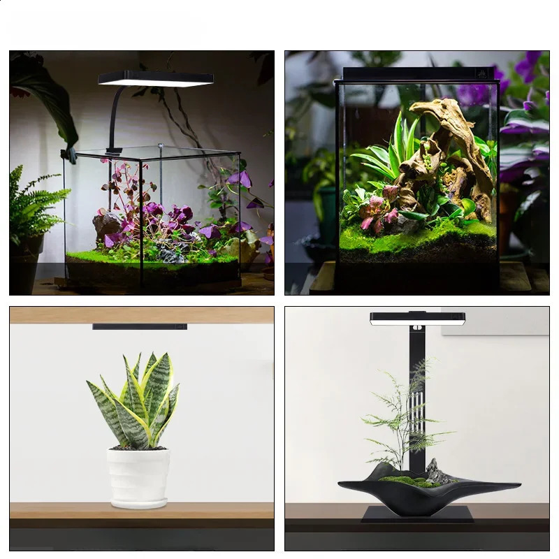 WEEK AQUA Mini 90pro Full Spectrum LED Ecology Microlandscape light USB Aquatic Plants Light with APP Bluetooth Controller 240812