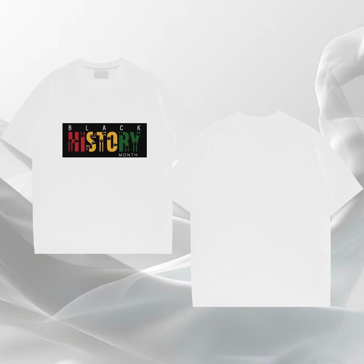 TOP Quality Tshirts Street Wear 230g Cotton Oversized 4XL Crew Neck Breathable letter Men T Shirts Fashion New Clothings