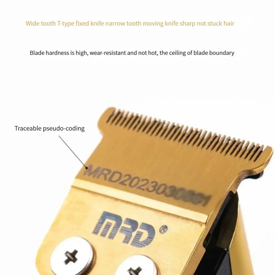 MRD Mohda Electric Push Shear GMT-188-1 Small Artillery Carving Trimmer Professional Hairdresser Gradient Shaving 240812