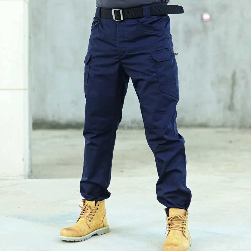 Military Tactical Pants Men Special Combat Trousers Multi-pocket Waterproof Wear-resistant Casual Training Overalls Men PantsXJ240813
