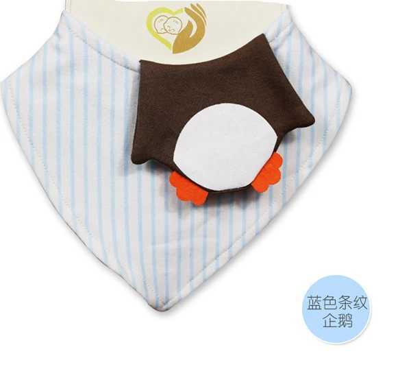 Bibs Burp Cloths Baby Bibs High Quality Cartoon Character Animal Print Baby Bandana Bibs Double Layers Cotton Towel Infant ScarfL4812