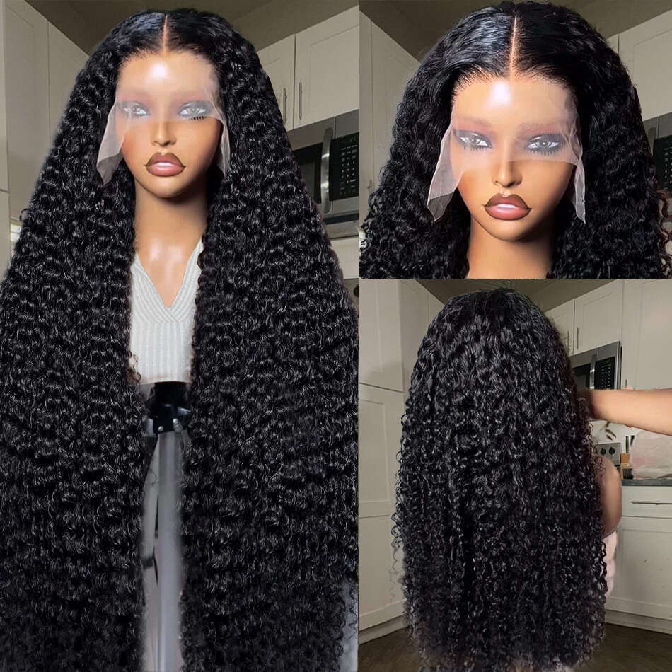 250 Density Water Deep Wave 30 40 Inch 13X4 Front Human 13X6 Lace Frontal Wig HD Transparent Brazilian Remy Hair Woman