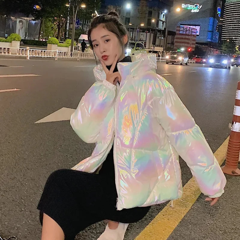 2024 Women Winter Jacket Warm Thicken Cotton Padded Jacket Women Parkas Puffer Coat Fashion Bread Coat Women Outwear 240813