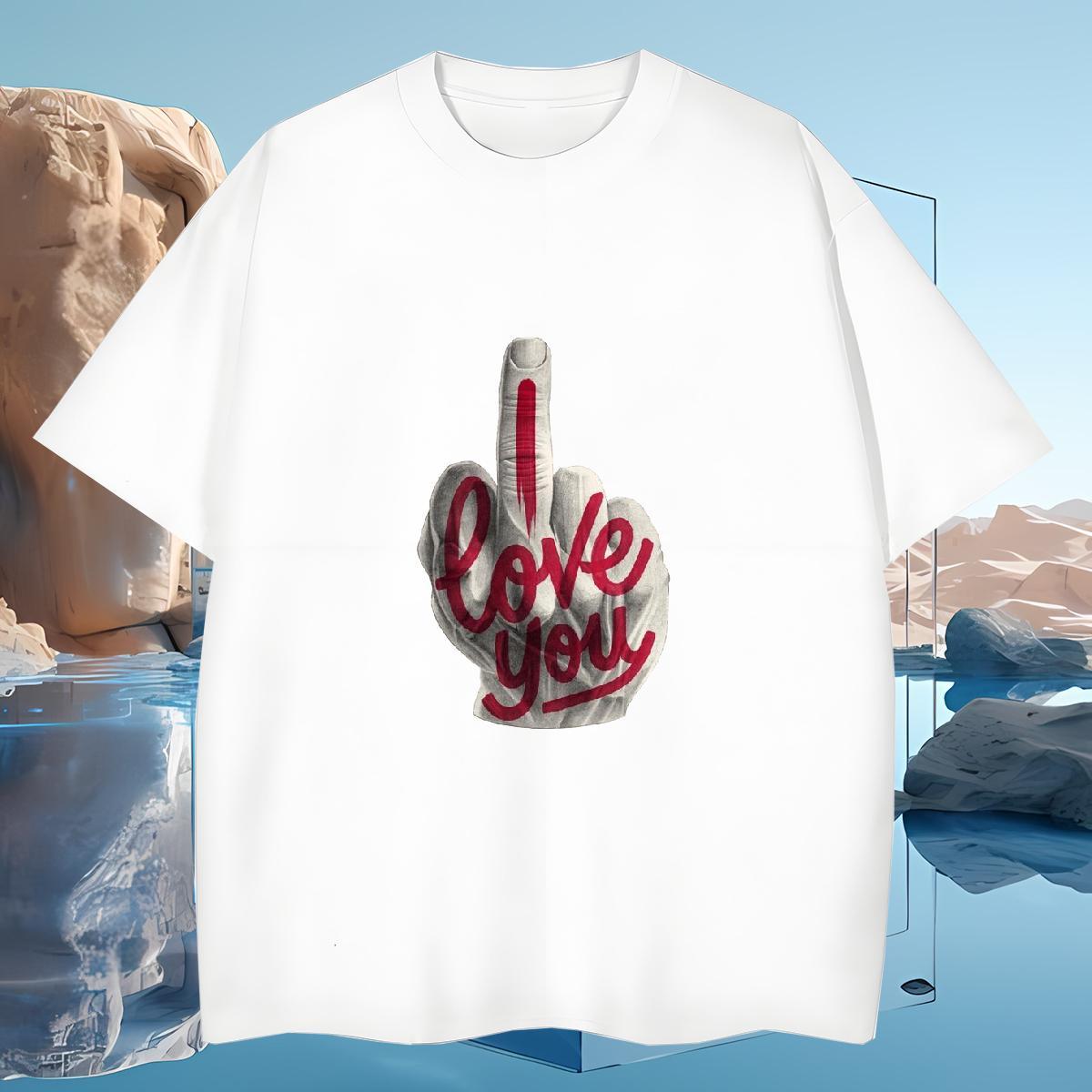 Free Shipping hands Mens T Shirts Street wear Hip Hop Men Tees 230g Cotton Brand Breathable Short Sleeve Cartoon Print Tops Shirt
